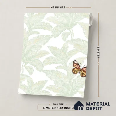 88535-1 | 5 Meter x 42 Inch PVC Patterned Look Wallpaper - 57.41 Sq. Ft. | Minimum 15% wastage during installation