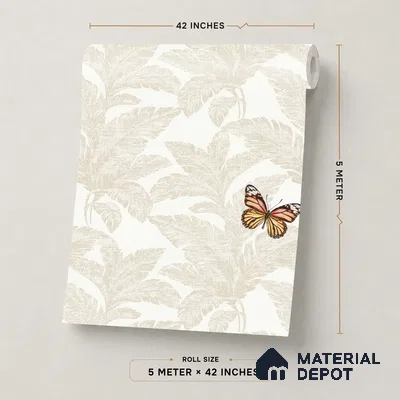 88535-2 | 5 Meter x 42 Inch PVC Patterned Look Wallpaper - 57.41 Sq. Ft. | Minimum 15% wastage during installation