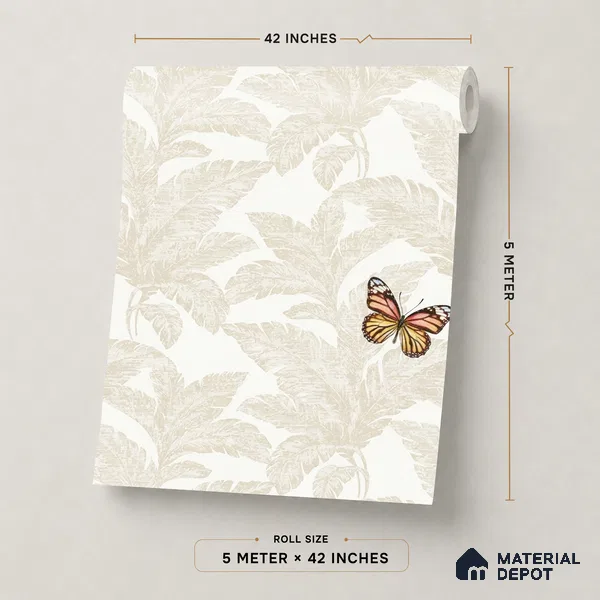 88535-2 | 5 Meter x 42 Inch PVC Patterned Look Wallpaper - 57.41 Sq. Ft. | Minimum 15% wastage during installation