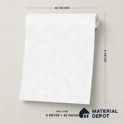 88538-1 | 5 Meter x 42 Inch PVC Patterned Look Wallpaper - 57.41 Sq. Ft. | Minimum 15% wastage during installation