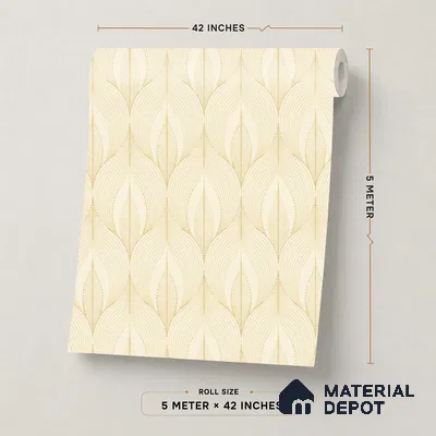 88540-1 | 5 Meter x 42 Inch PVC Patterned Look Wallpaper - 57.41 Sq. Ft. | Minimum 15% wastage during installation