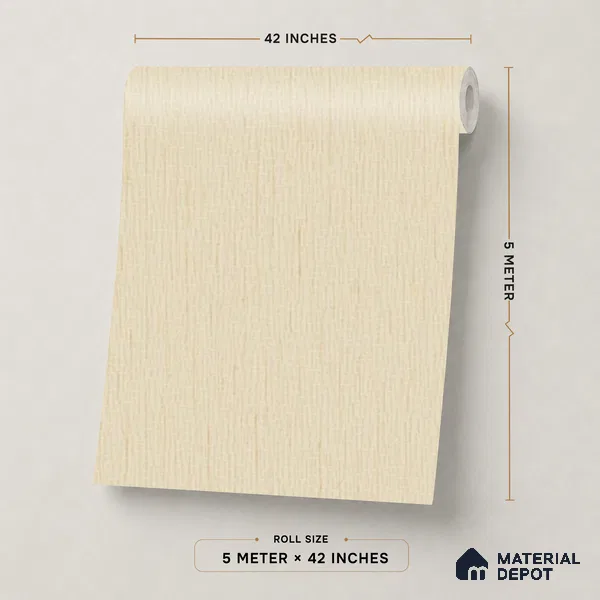 88545-2 | 5 Meter x 42 Inch PVC Texture Look Wallpaper - 57.41 Sq. Ft. | Minimum 15% wastage during installation