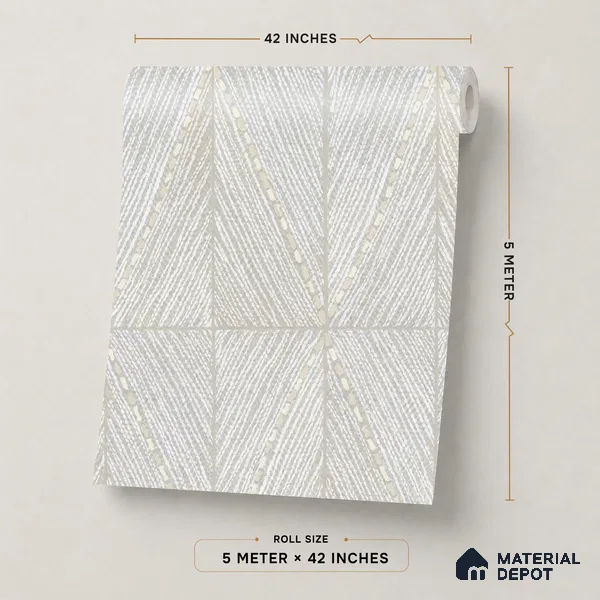 OR02-1 | 5 Meter x 42 Inch PVC Patterned Look Wallpaper - 57 Sq. Ft. | Minimum 15% wastage during installation