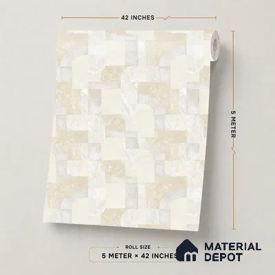 OR03-2 | 5 Meter x 42 Inch PVC Patterned Look Wallpaper - 57 Sq. Ft. | Minimum 15% wastage during installation