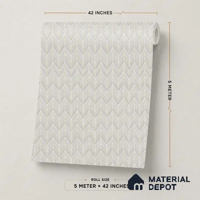 OR04-3 | 5 Meter x 42 Inch PVC Patterned Look Wallpaper - 57 Sq. Ft. | Minimum 15% wastage during installation