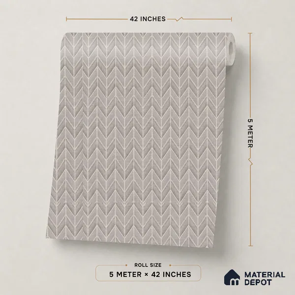 OR04-4 | 5 Meter x 42 Inch PVC Patterned Look Wallpaper - 57 Sq. Ft. | Minimum 15% wastage during installation