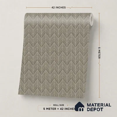 OR04-5 | 5 Meter x 42 Inch PVC Patterned Look Wallpaper - 57 Sq. Ft. | Minimum 15% wastage during installation