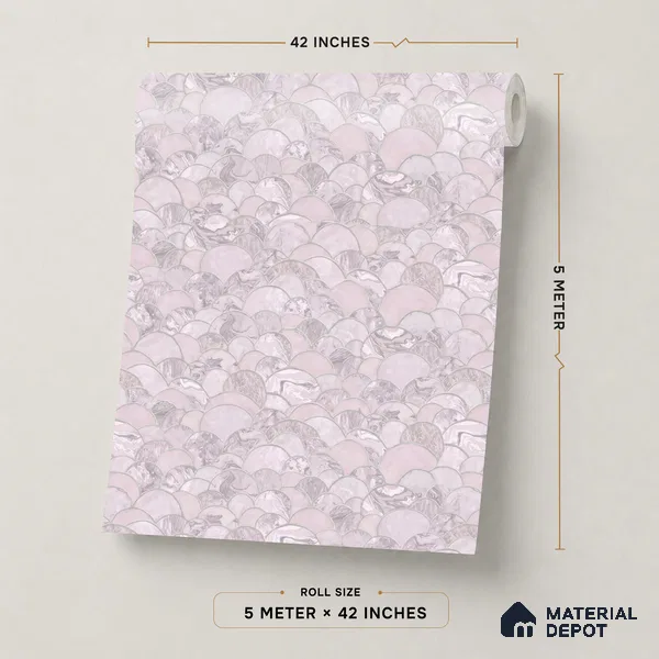OR06-2 | 5 Meter x 42 Inch PVC Patterned Look Wallpaper - 57 Sq. Ft. | Minimum 15% wastage during installation