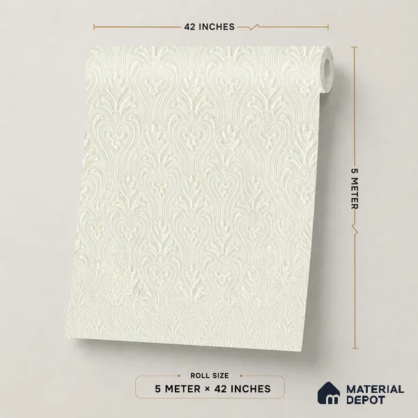 OR07-2 | 5 Meter x 42 Inch PVC Patterned Look Wallpaper - 57 Sq. Ft. | Minimum 15% wastage during installation