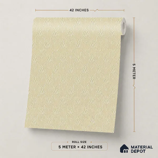 OR07-4 | 5 Meter x 42 Inch PVC Patterned Look Wallpaper - 57 Sq. Ft. | Minimum 15% wastage during installation