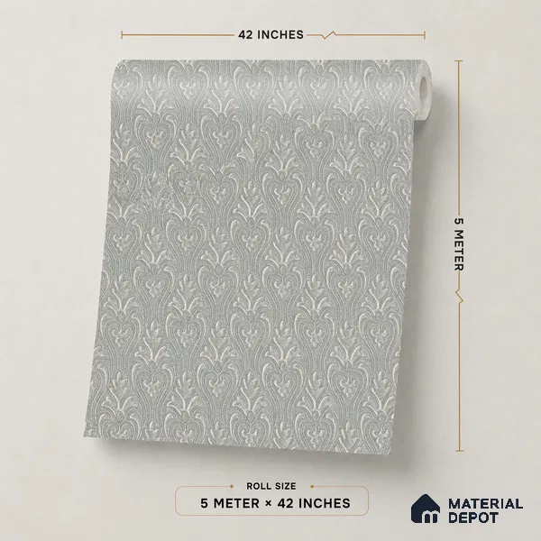 OR07-1 | 5 Meter x 42 Inch PVC Patterned Look Wallpaper - 57 Sq. Ft. | Minimum 15% wastage during installation