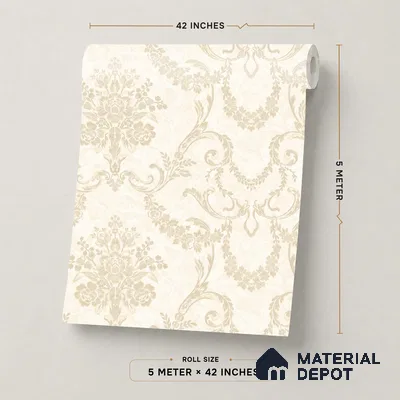 OR08-2 | 5 Meter x 42 Inch PVC Patterned Look Wallpaper - 57 Sq. Ft. | Minimum 15% wastage during installation