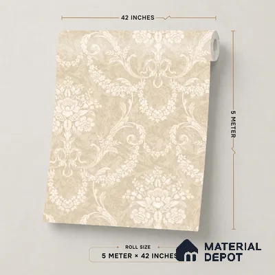 OR08-4 | 5 Meter x 42 Inch PVC Patterned Look Wallpaper - 57 Sq. Ft. | Minimum 15% wastage during installation