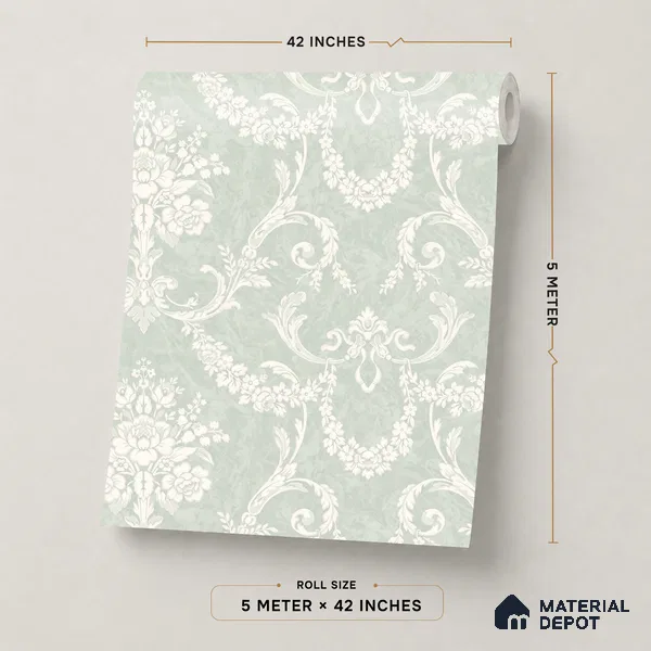 OR08-1 | 5 Meter x 42 Inch PVC Patterned Look Wallpaper - 57 Sq. Ft. | Minimum 15% wastage during installation