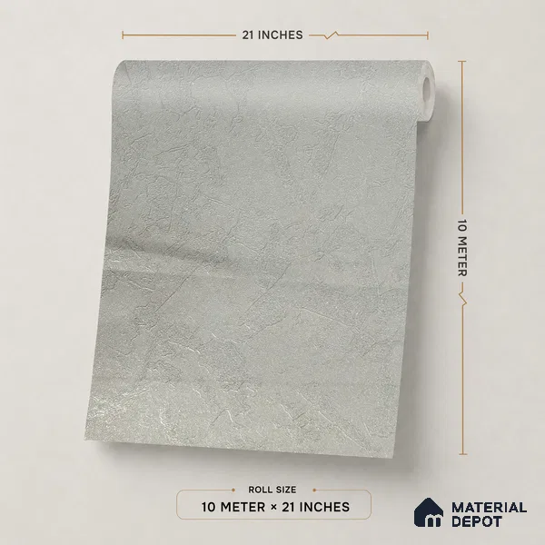 Z1003-1 | 10 Meter x 21 Inch PVC Texture Look Wallpaper - 57 Sq. Ft. | Minimum 15% wastage during installation