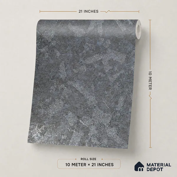 Z1003-9 | 10 Meter x 21 Inch PVC Texture Look Wallpaper - 57 Sq. Ft. | Minimum 15% wastage during installation