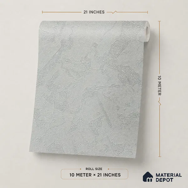 Z1003-6 | 10 Meter x 21 Inch PVC Texture Look Wallpaper - 57 Sq. Ft. | Minimum 15% wastage during installation