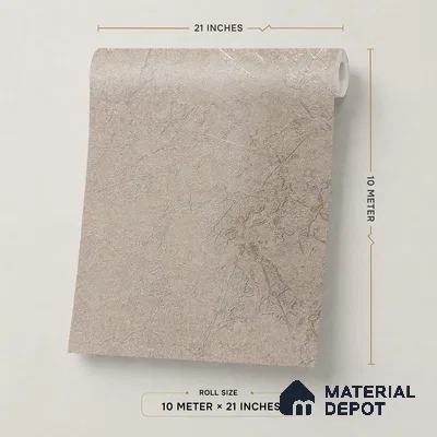 Z1003-7 | 10 Meter x 21 Inch PVC Texture Look Wallpaper - 57 Sq. Ft. | Minimum 15% wastage during installation