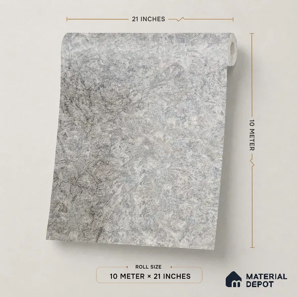 Z1003-5 | 10 Meter x 21 Inch PVC Texture Look Wallpaper - 57 Sq. Ft. | Minimum 15% wastage during installation