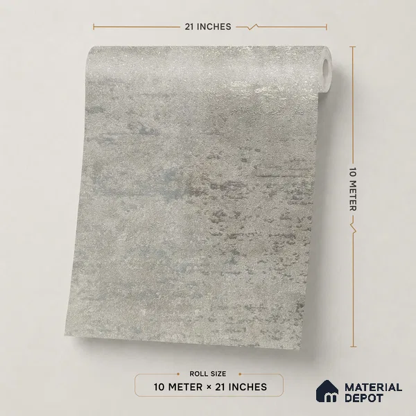 Z1006-3 | 10 Meter x 21 Inch PVC Texture Look Wallpaper - 57 Sq. Ft. | Minimum 15% wastage during installation