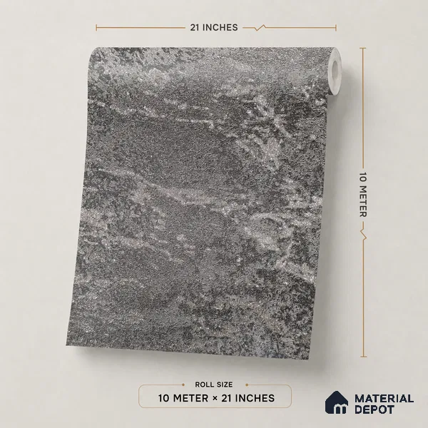 Z1005-5 | 10 Meter x 21 Inch PVC Texture Look Wallpaper - 57 Sq. Ft. | Minimum 15% wastage during installation