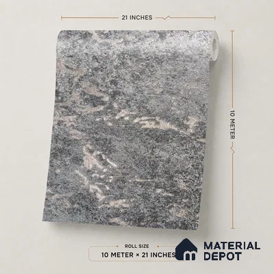 Z1005-7 | 10 Meter x 21 Inch PVC Texture Look Wallpaper - 57 Sq. Ft. | Minimum 15% wastage during installation