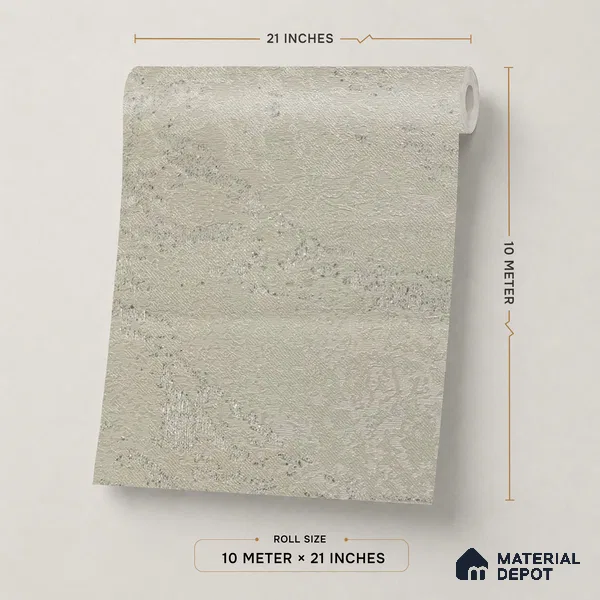 Z1005-1 | 10 Meter x 21 Inch PVC Texture Look Wallpaper - 57 Sq. Ft. | Minimum 15% wastage during installation