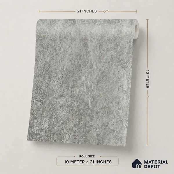 Z1005-9 | 10 Meter x 21 Inch PVC Texture Look Wallpaper - 57 Sq. Ft. | Minimum 15% wastage during installation