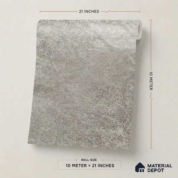 Z1005-4 | 10 Meter x 21 Inch PVC Texture Look Wallpaper - 57 Sq. Ft. | Minimum 15% wastage during installation