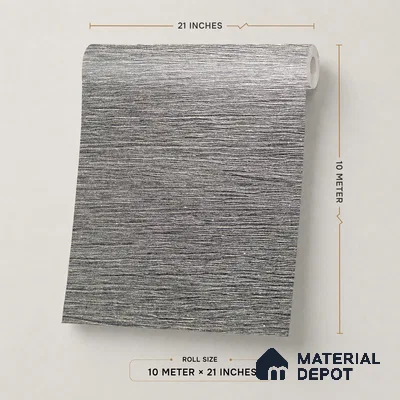 Z1011-7 | 10 Meter x 21 Inch PVC Texture Look Wallpaper - 57 Sq. Ft. | Minimum 15% wastage during installation