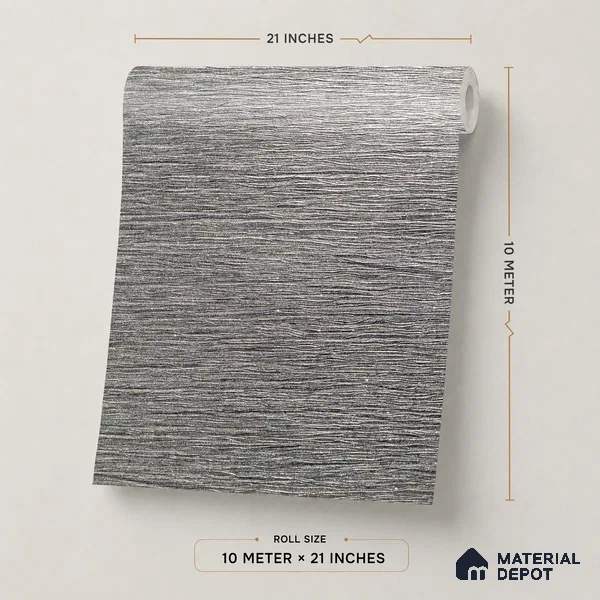 Z1011-7 | 10 Meter x 21 Inch PVC Texture Look Wallpaper - 57 Sq. Ft. | Minimum 15% wastage during installation