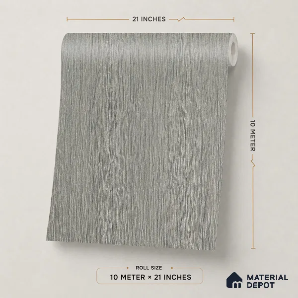 Z1011-4 | 10 Meter x 21 Inch PVC Texture Look Wallpaper - 57 Sq. Ft. | Minimum 15% wastage during installation
