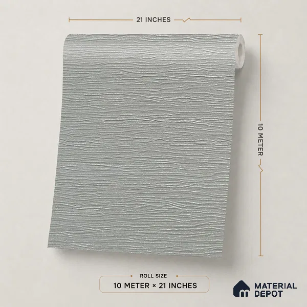 Z1011-1 | 10 Meter x 21 Inch PVC Texture Look Wallpaper - 57 Sq. Ft. | Minimum 15% wastage during installation