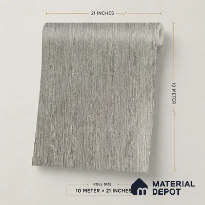 Z1011-9 | 10 Meter x 21 Inch PVC Texture Look Wallpaper - 57 Sq. Ft. | Minimum 15% wastage during installation