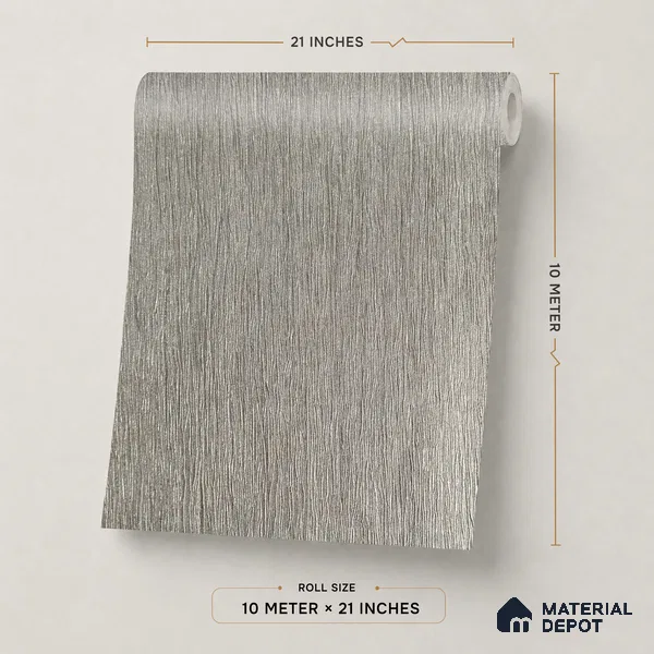 Z1011-9 | 10 Meter x 21 Inch PVC Texture Look Wallpaper - 57 Sq. Ft. | Minimum 15% wastage during installation