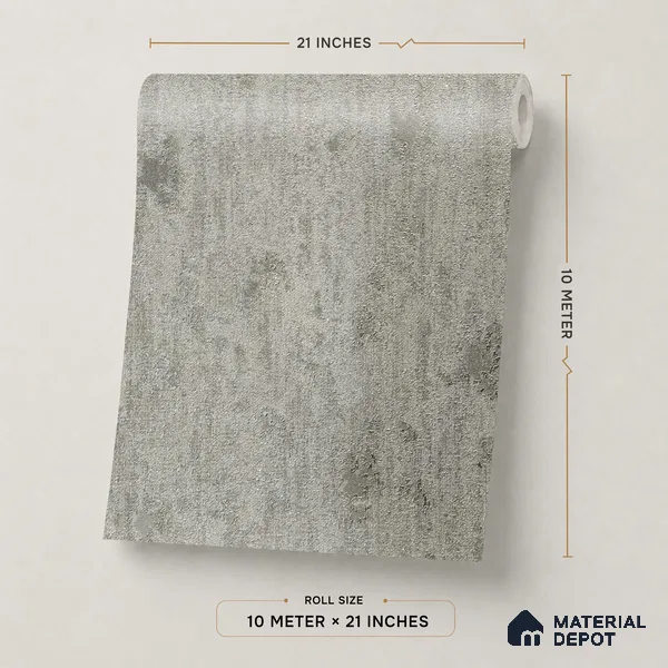 Z1009-5 | 10 Meter x 21 Inch PVC Texture Look Wallpaper - 57 Sq. Ft. | Minimum 15% wastage during installation