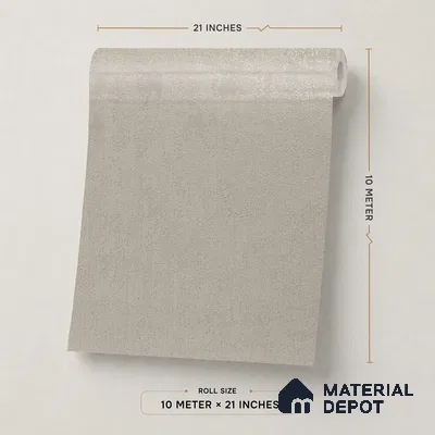Z1009-1 | Taupe Smooth Sheen PVC Textured Wallpaper - 10 Meter x 21 Inch, 57 Sq. Ft. (Min. 15% Wastage)