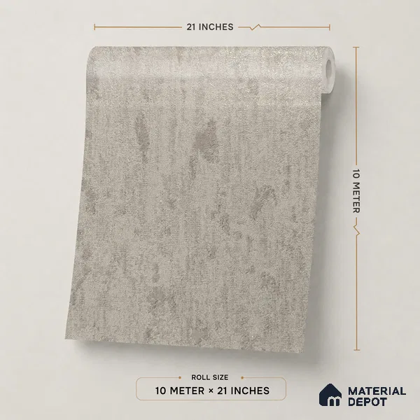 Z1009-3 | 10 Meter x 21 Inch PVC Texture Look Wallpaper - 57 Sq. Ft. | Minimum 15% wastage during installation