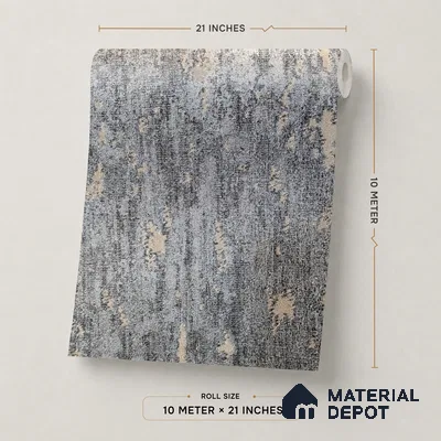 Z1009-9 | 10 Meter x 21 Inch PVC Texture Look Wallpaper - 57 Sq. Ft. | Minimum 15% wastage during installation