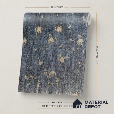 Z1009-8 | 10 Meter x 21 Inch PVC Texture Look Wallpaper - 57 Sq. Ft. | Minimum 15% wastage during installation