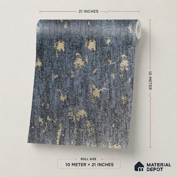 Z1009-8 | 10 Meter x 21 Inch PVC Texture Look Wallpaper - 57 Sq. Ft. | Minimum 15% wastage during installation