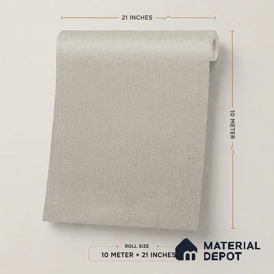 Z1002-1 | Taupe Fine Weave PVC Textured Wallpaper - 10 Meter x 21 Inch, 57 Sq. Ft. (Min. 15% Wastage)