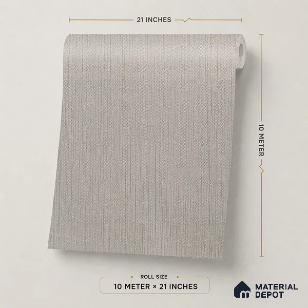 Z1002-6 | 10 Meter x 21 Inch PVC Texture Look Wallpaper - 57 Sq. Ft. | Minimum 15% wastage during installation