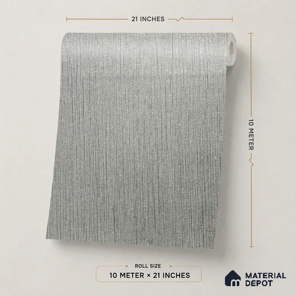 Z1002-4 | 10 Meter x 21 Inch PVC Texture Look Wallpaper - 57 Sq. Ft. | Minimum 15% wastage during installation