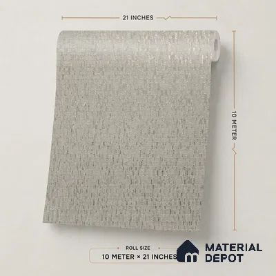 Z1001-7 | 10 Meter x 21 Inch PVC Texture Look Wallpaper - 57 Sq. Ft. | Minimum 15% wastage during installation