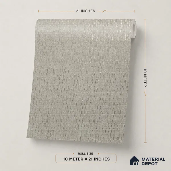 Z1001-7 | 10 Meter x 21 Inch PVC Texture Look Wallpaper - 57 Sq. Ft. | Minimum 15% wastage during installation