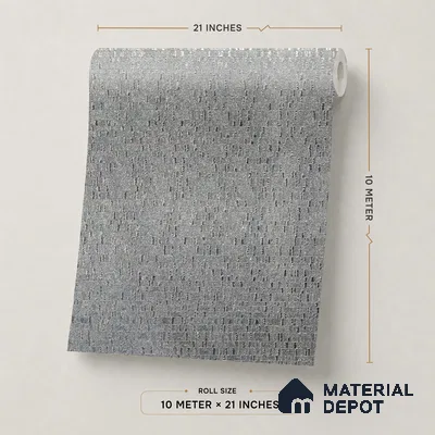 Z1001-8 | 10 Meter x 21 Inch PVC Texture Look Wallpaper - 57 Sq. Ft. | Minimum 15% wastage during installation
