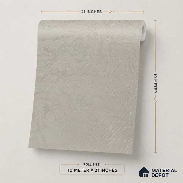 Z1008-1 | 10 Meter x 21 Inch PVC Texture Look Wallpaper - 57 Sq. Ft. | Minimum 15% wastage during installation