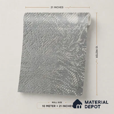 Z1008-5 | 10 Meter x 21 Inch PVC Texture Look Wallpaper - 57 Sq. Ft. | Minimum 15% wastage during installation