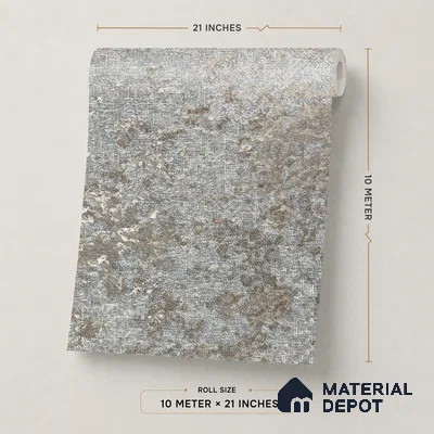 Z1007-5 | 10 Meter x 21 Inch PVC Texture Look Wallpaper - 57 Sq. Ft. | Minimum 15% wastage during installation